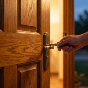 Puerta de Roble Macizo