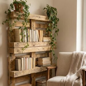 Estantería de Madera Reciclada