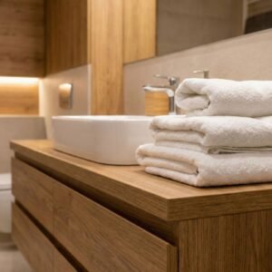 Mueble de Baño en Madera Tratada